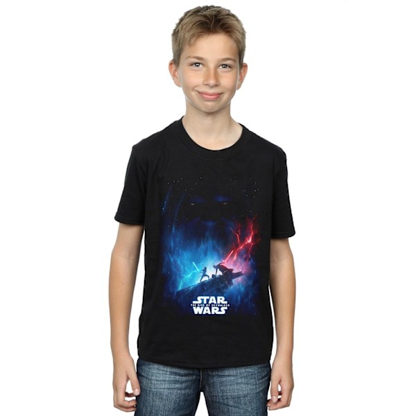 Star Wars Boys The Rise Of Skywalker Film Affisch T-Shirt 3-4 År Black 3-4 Years