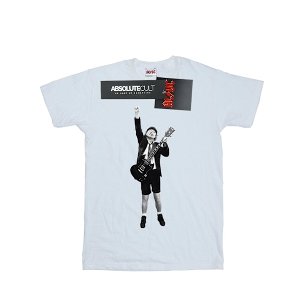 AC/DC Herr Angus Young Cut Out T-shirt 3XL Vit White 3XL