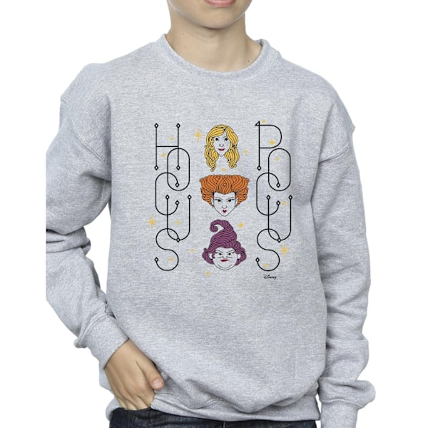 Disney Boys Hocus Pocus Faces Sweatshirt 12-13 år Sports Grey Sports Grey 12-13 Years