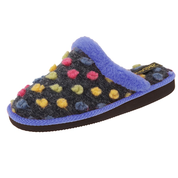 Sleepers Dam/Kvinna Donna Muletofflor 7 UK Blå/Multi Blue/Multi 7 UK