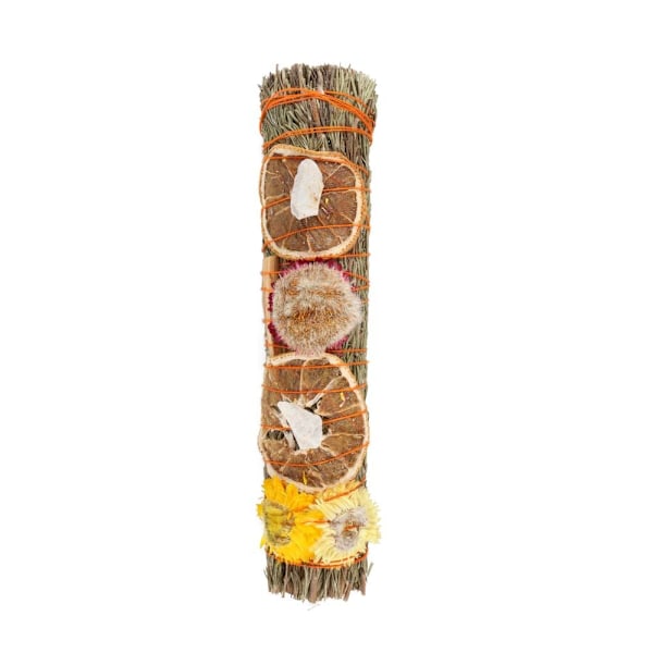 Something Different Ritual Palo Santo Quartz Smudge Stick Wand Brown/Orange One Size
