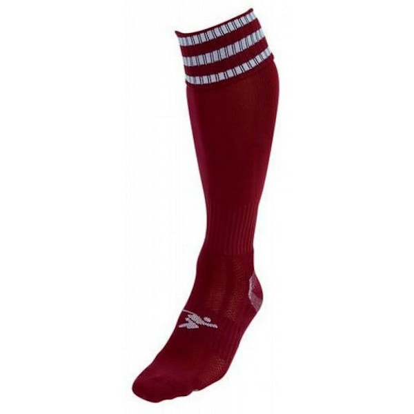 Precision Pro fotbollsstrumpor för barn 3 UK-6 UK Maroon/Vit Maroon/White 3 UK-6 UK