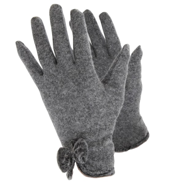 Handy Dam/Dam Wool Rich Gloves L Grå Grey L