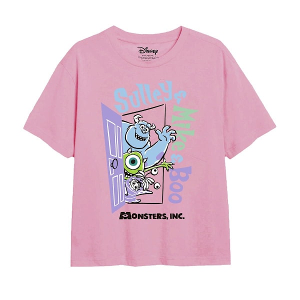 Monsters Inc Barn/Kids Ikoner T-Shirt 3-4 År Rosa Pink 3-4 Years