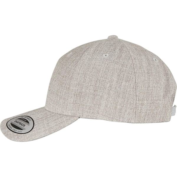 Yupoong Unisex Adult Flexfit 5 Panel Snapback Cap One Size Grå Grey Heather One Size