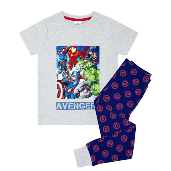 Avengers Pyjamasset för Pojkar 2-3 År Grå/Blå Grey/Blue 2-3 Years
