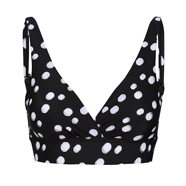 Regatta Paloma Polka Dot Bikini Top för damer, 8 UK, svart/vit Black/White 8 UK