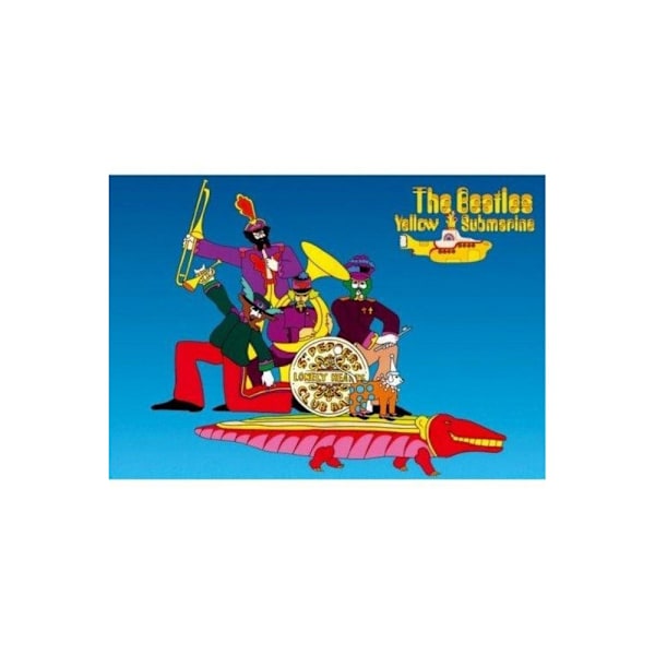 The Beatles Yellow Submarine Postcard En Storlek Flerfärgad Multicoloured One Size