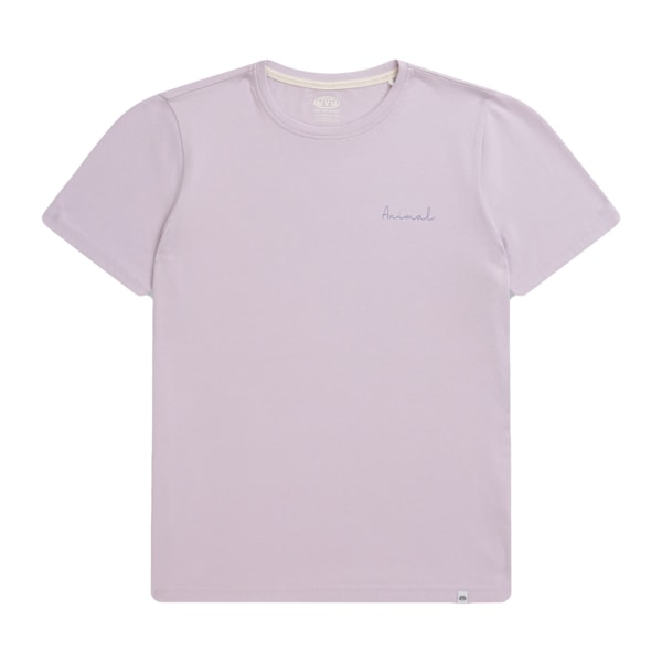 Animal Dam/Dam Canopy Carina Ekologisk T-shirt med Tryck på Ryggen 6 Lilac 6 UK