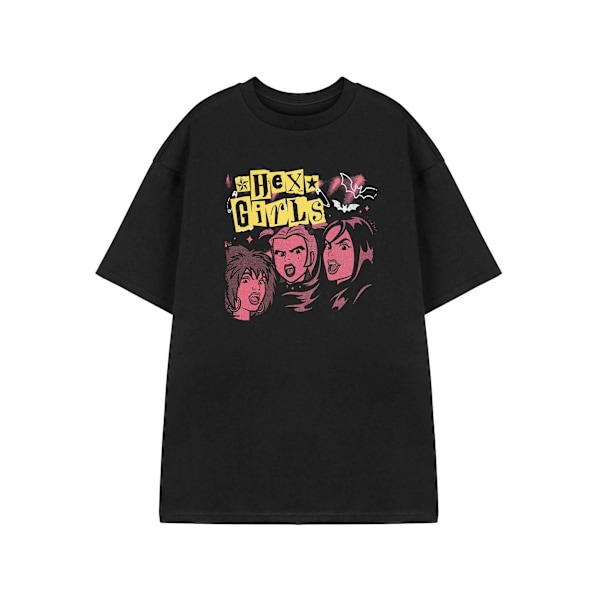 Scooby Doo Dam/Kvinnors Punk Kortärmad T-shirt M Svart Black M