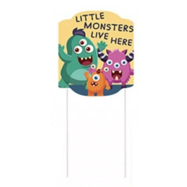 Något Annorlunda Halloween-skylt (4-pack) En Storlek Flerfärgad Multicoloured One Size