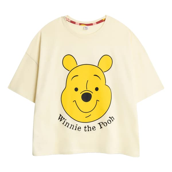 Nalle Puh Dam Ansikte Kortärmad Lång Pyjamas Set Multicoloured L