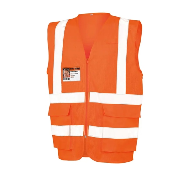 SAFE-GUARD by Result Unisex Säkerhetsväst XXL Fluorescerande Fluorescent Orange XXL