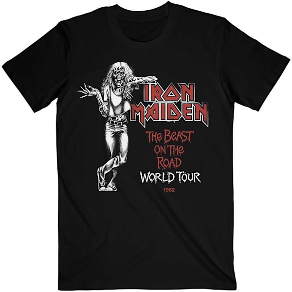 Iron Maiden Unisex Vuxen Beast Over Hammersmith World Tour 82 C Black M