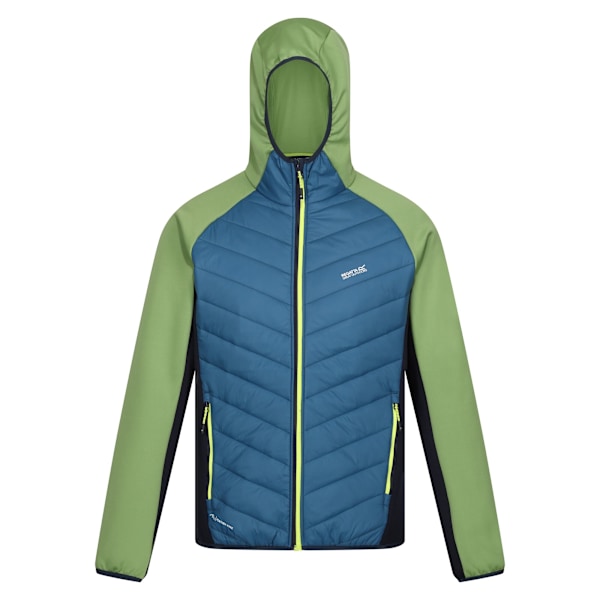 Regatta Andreson VIII Hybridjacka för män 3XL Moroccan Blue/Piqu Moroccan Blue/Piquant Green 3XL