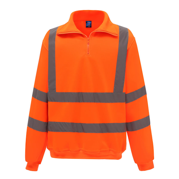 Yoko Unisex Vuxen Hög Synlighet Långärmad Säkerhet T-shirt M Orange Orange M