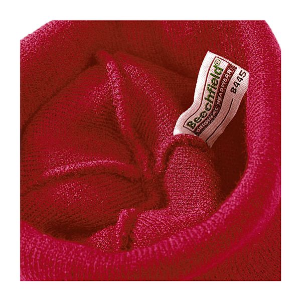 Beechfield Unisex Enfärgad Vintermössa / Huvudbonad (Perfekt för Classic Red One Size