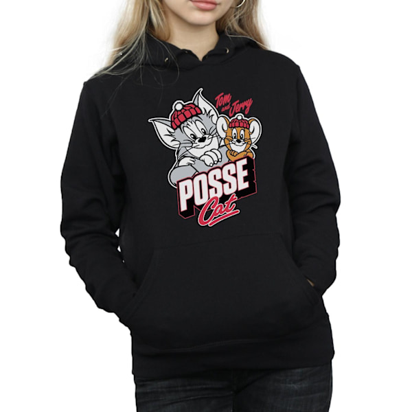 Tom And Jerry Dam/Dam Posse Katt Hoodie XL Svart Black XL