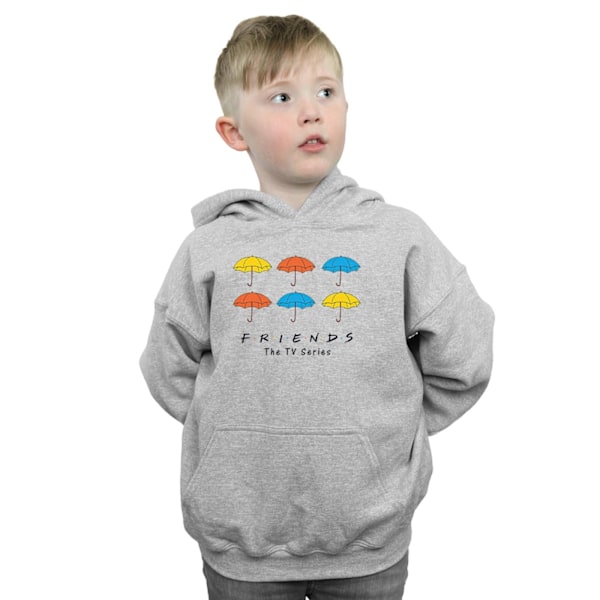 Friends Boys Coloured Umbrellas Hoodie 12-13 År Sports Grey Sports Grey 12-13 Years