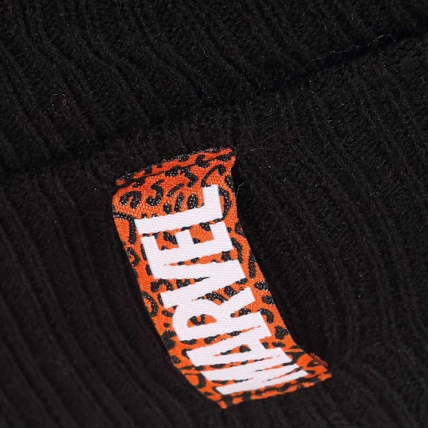 Marvel Unisex Vuxen Leopard Mössa One Size Svart Black One Size