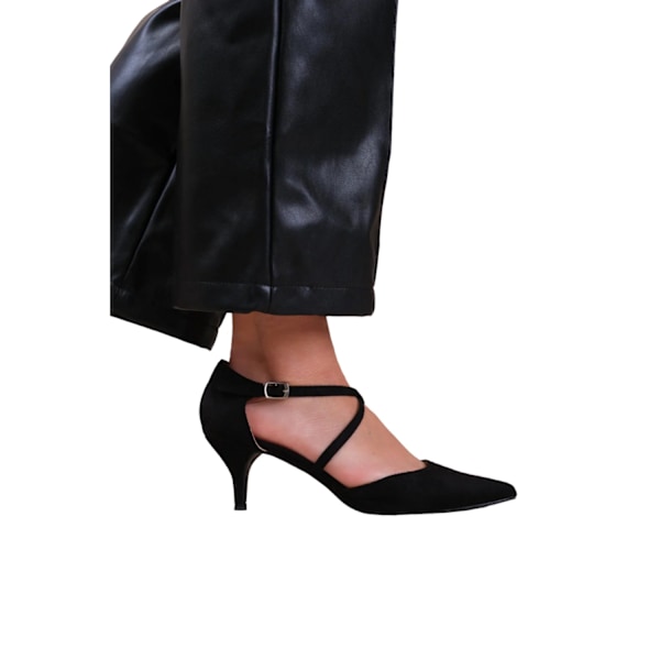 Var är det ifrån Dam/Dam Kennedi Mocka Crossover Rem W Black 8 UK Wide