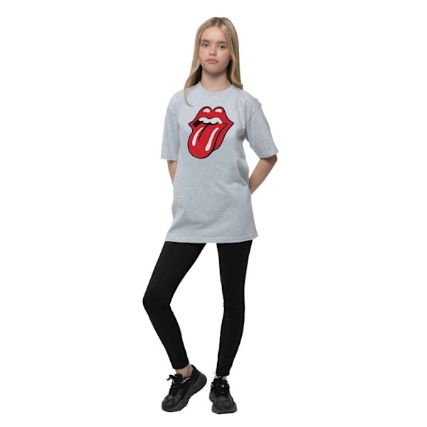 The Rolling Stones Barn T-shirt för barn/barn Klassisk tunga T-shirt 9-10 år Heather Grey 9-10 Years
