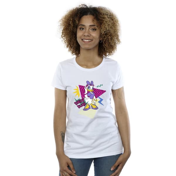 Disney Dam/Dam Daisy Duck Cool Bomulls T-shirt S Vit White S