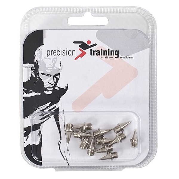 Precision Tartan Athletic Shoe Spikes (12-pack) 7mm Silver Silver 7mm