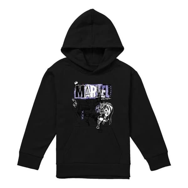 Marvel Barn/Barn Thor Thunder Hoodie 5-6 År Marinblå Navy 5-6 Years