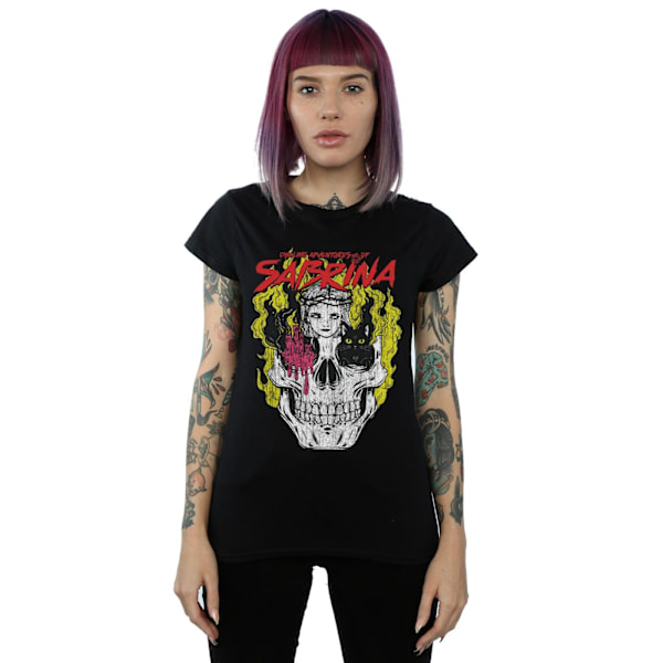 The Chilling Adventures Of Sabrina Dam/Damer Icon Skull Bomull T-Shirt Black L