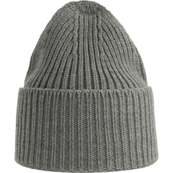 Atlantis Unisex Vuxen Ek Chunky Knit Beanie One Size Ljus Grå Light Grey Melange One Size