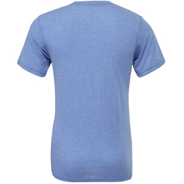 Canvas Herr Triblend Crew Neck Enfärgad Kortärmad T-shirt S Blå Blue Triblend S