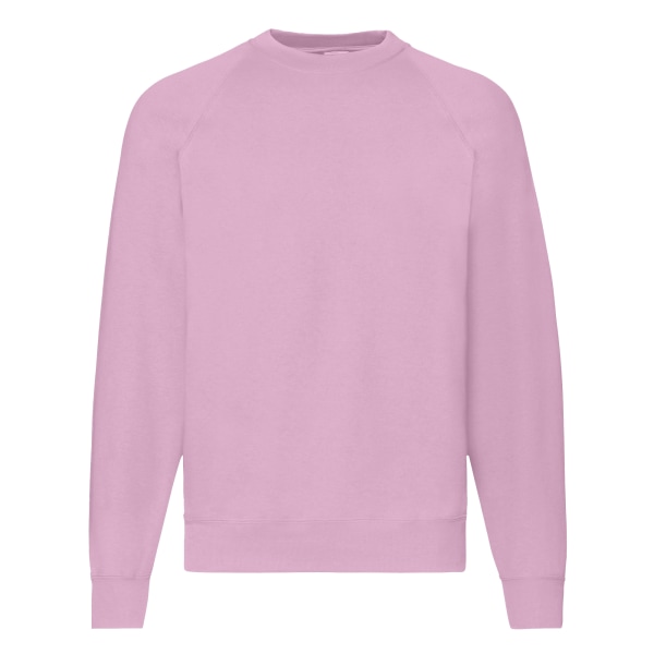 Fruit Of The Loom Herr Raglan Sleeve Belcoro® Sweatshirt 2XL Li Light Pink 2XL