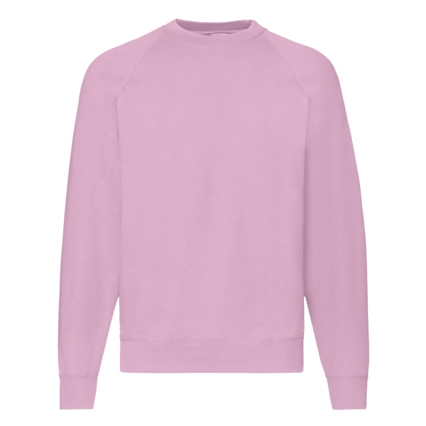 Fruit Of The Loom Herr Raglan Sleeve Belcoro® Sweatshirt L Ligh Light Pink L