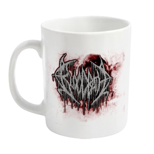 Blodbad Death Metal Mug En Storlek Vit White One Size