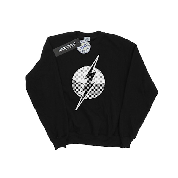 DC Comics Dam/Kvinnor Flash Spot Logo Sweatshirt XXL Svart Black XXL