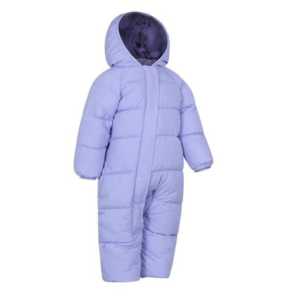 Mountain Warehouse Barn/Barn The Frosty Junior Babysuit 2- Lilac 2-3 Years