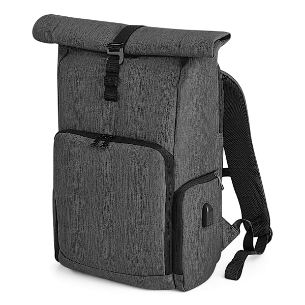 Quadra Q-tech Charge Roll-top Ryggsäck One Size Granite Marl Granite Marl One Size