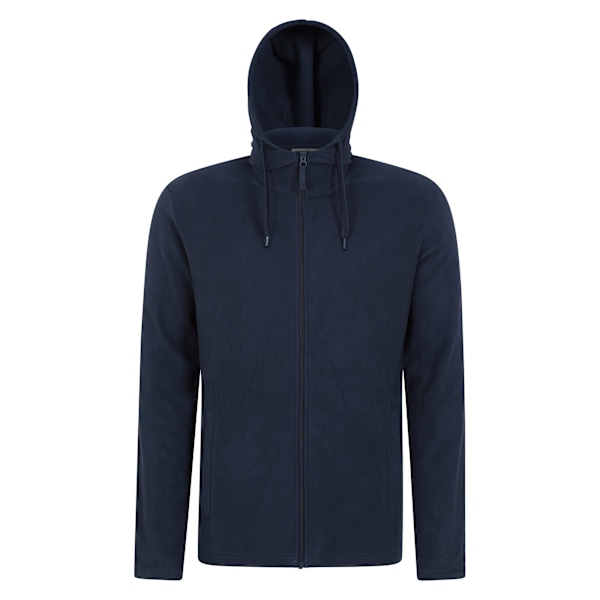 Mountain Warehouse Herr Camber Fleece Full Zip Hoodie 3XL Blå Blue 3XL