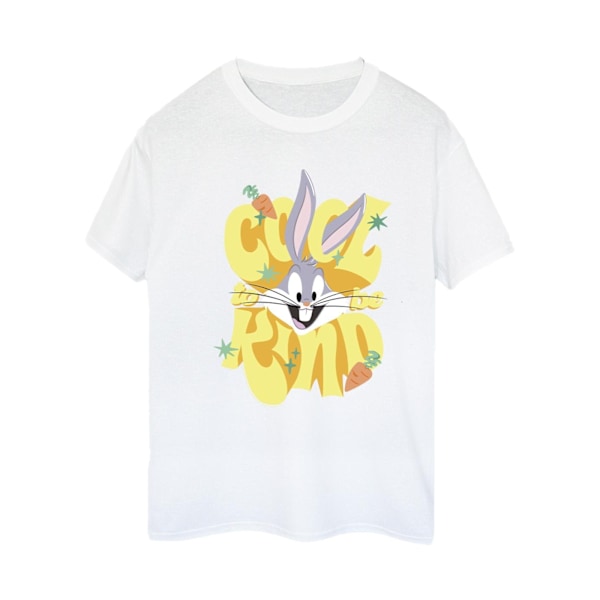 Looney Tunes Dam/Damer Bugs Cool To Be Kind Bomull Pojkvän White XL