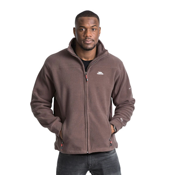 Trespass Herr Bernal Helzippade Fleecejacka XL Khaki Khaki XL