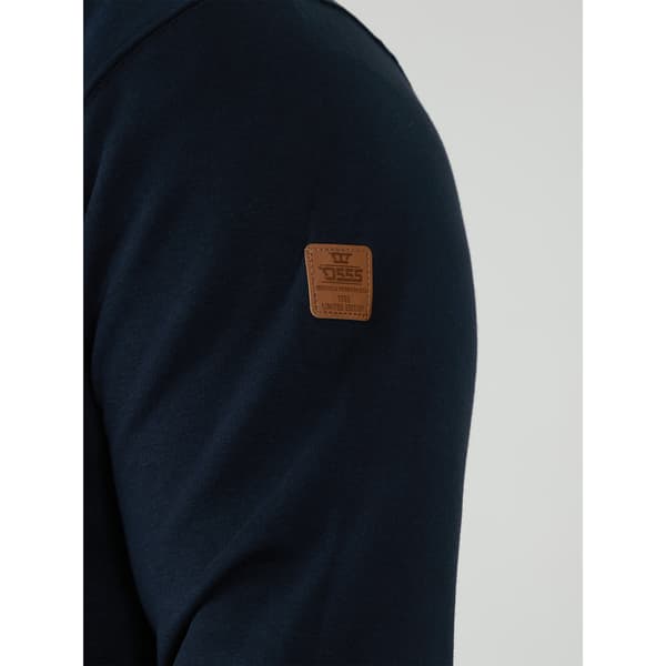 Duke Herr D555 Russel Broderad Logotyp Fleece Kingsize Sweatshirt Navy 4XL