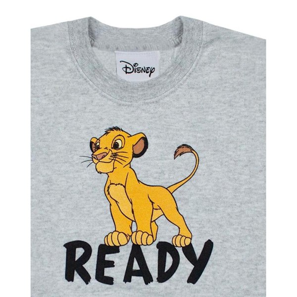 The Lion King Boys Ready To Rule Simba Sweatshirt 7-8 år Grå Grey 7-8 Years
