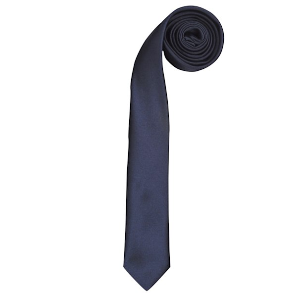 Premier Tie - Herr Slim Retro Arbetslips En Storlek Marinblå Navy One Size