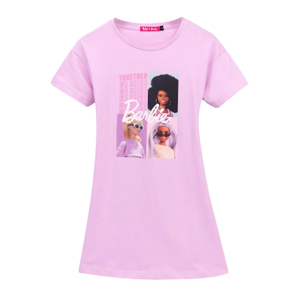 Barbie Girls Open Back T-Shirt Klänning (2-pack) 5-6 år Flerfärgad Multicoloured 5-6 Years