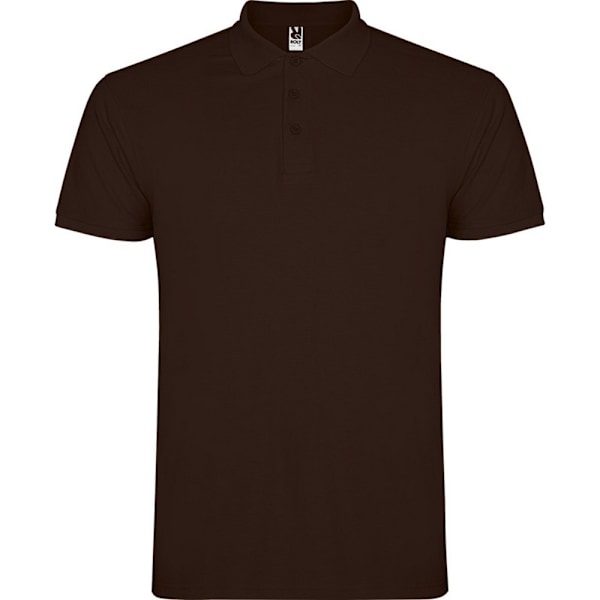 Roly Herr Star Kortärmad Polotröja 3XL Choklad Chocolate 3XL