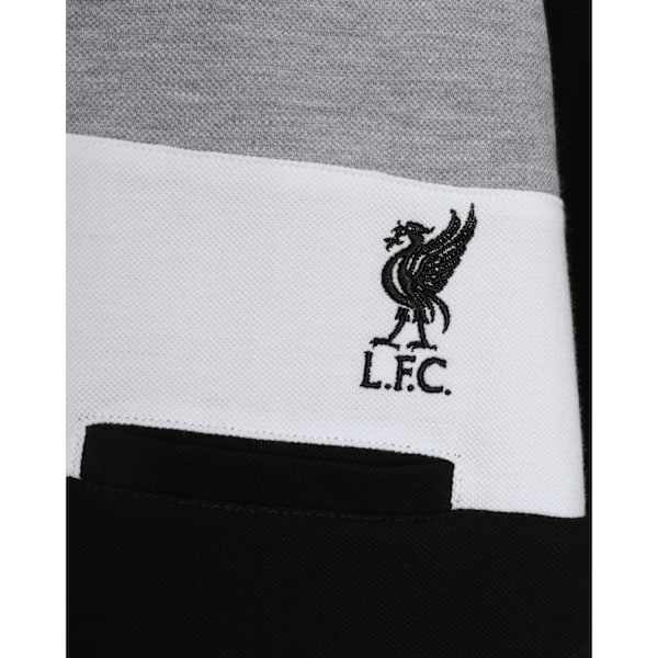 Liverpool FC Herr Polotröja XXL Svart/Heather Grey/Vit Black/Heather Grey/White XXL