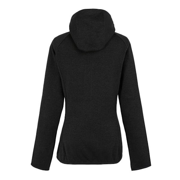 Regatta Dam/Kvinna Newhill Marl Huvtröja i Fleece Storlek 12 UK Svart Black 12 UK
