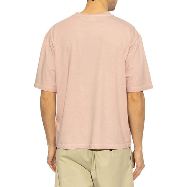 DSquared2 Herr T-shirt med grafiskt tryck och lös passform M Dusty Dusty Rose/Black M