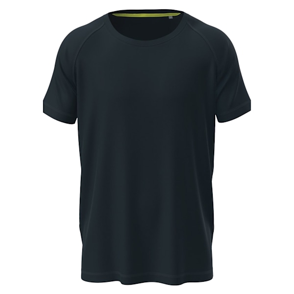 Stedman Herr Active Raglan Mesh T-Shirt S Marinblå Navy S